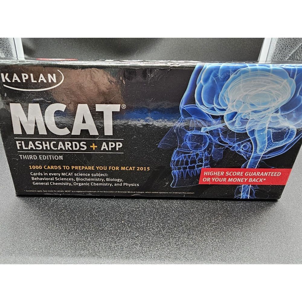 Kaplan MCAT Flashcards and App 3rd Edition